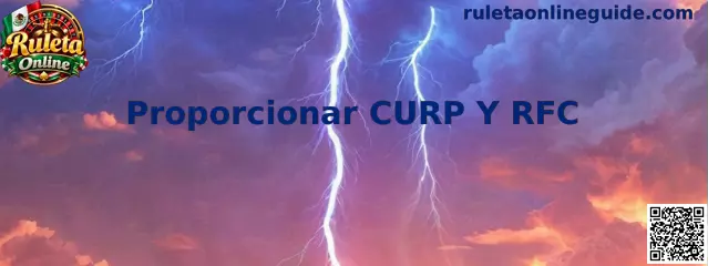 Guía para proporcionar CURP y RFC de manera segura durante la verificación de identidad en Ruleta Online
