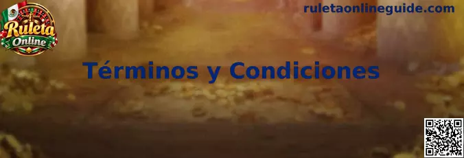 Información sobre términos y condiciones de Ruleta Online